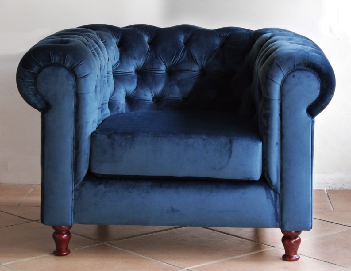 Chesterfield Sytle Tub Chair, Tuffted
